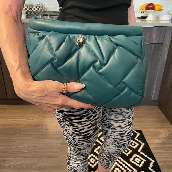 Kurt Geiger blue leather quilted bag - Picture 3 of 16